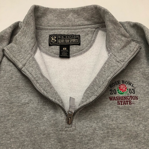 Vintage 2003 Rose Bowl Washington State Embroidered Sweater Size Medium - Picture 9 of 15
